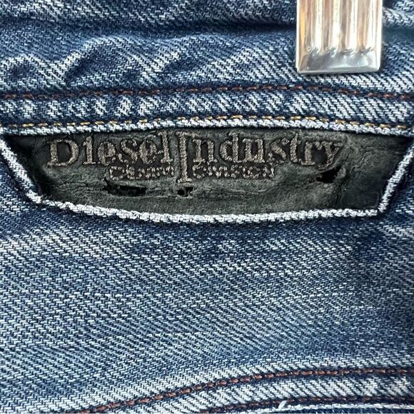 Diesel Y2K Safado Regular Slim Straight Leg Button Fly Men's Blue Jeans 32x32 - Picture 10 of 15